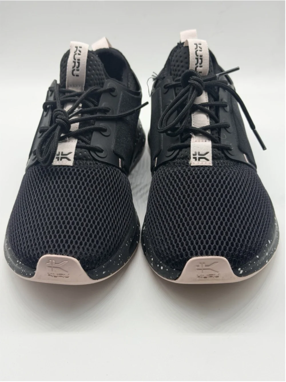 KURU Atom Athletic $160 Women's Sneakers Shoes Size 8 M Mesh Speckled Black